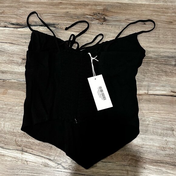 Reformation Cove Top Black | Size 0 - Picture 3 of 5
